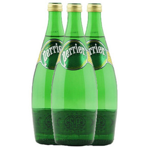 Perrier 巴黎水 气泡矿泉水原味  玻璃瓶装 750ml*12瓶 109元包邮
