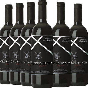 新补货# 西班牙进口 = 班达科鲁兹 干红葡萄酒 750ml*6瓶 折59元(99，199-120)