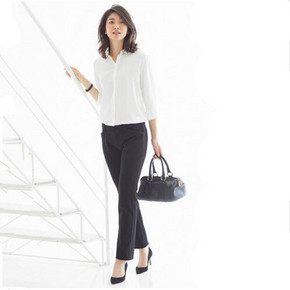 UNIQLO 优衣库 smart shape女士直筒长裤 59元