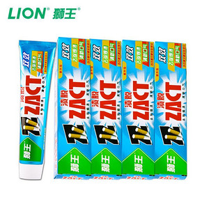 LION 狮王 ZACT 渍脱双效牙膏 150g*4支 39.9元包邮