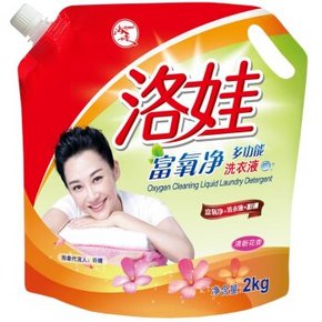 洛娃 洗衣液 多功能洗衣液 2kg 9.9元