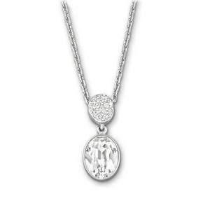 SWAROVSKI 施华洛世奇 5035876 白金简约妩媚透明镶钻水滴项链 399元包邮