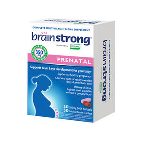 美国 BrainStrong 叶酸海藻油30粒+综合维他命30粒 59元