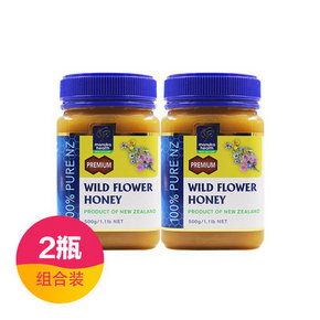 manuka health 蜜纽康 野花蜜 500g*2罐 99元包邮(109-10券)