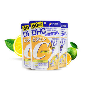 DHC 天然维生素C美白丸 60日份 120粒X3件 券后105元