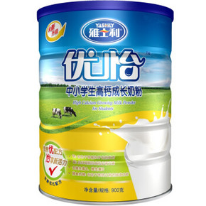 雅士利 优怡中小学生高钙成长奶粉900g*3罐 87元(117-30)