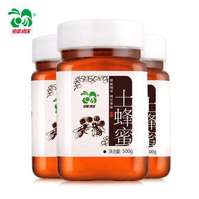 11点前# 蜂献 百花土蜂蜜500gx6瓶 10点 49元包邮(拍1发2)