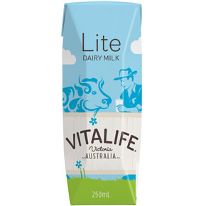 澳洲进口 Vitalife 低脂UHT牛奶  250ml x24瓶 59.9元