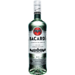 Bacardi 百加得 洋酒 超级白朗姆 750ml 45元