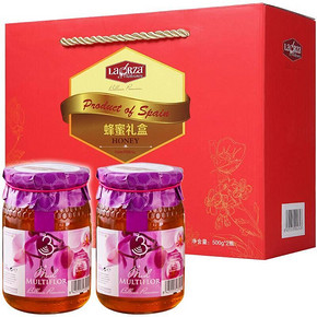 西班牙进口 拉欧莎（Laorza）百花蜂蜜礼盒500gx2 65元