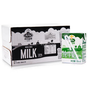 Arla 爱氏晨曦 全脂牛奶 纯牛奶 200mL*24盒 折45.6元(79,198-100)