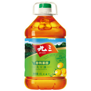 九三 非转基因 三级 大豆油 4L 39.9元
