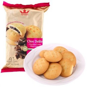 TATAWA 软馅曲奇饼干 原味巧克力120g 折3.8元(13.8，双重优惠)