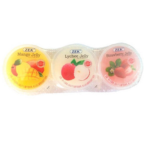 ZEK 三合一味果冻 85g*3个 5.9元