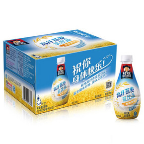QUAKER 桂格 高纤燕麦乳 麦香原味350ml*12瓶+送250ml*6瓶 29.9元