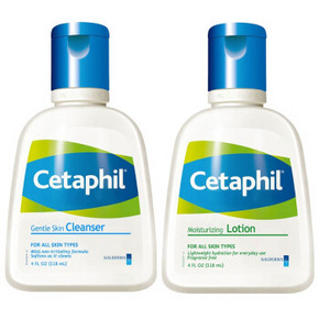 Cetaphil 丝塔芙 洁面乳118ml+润肤乳118ml 折49元(99，199-100)