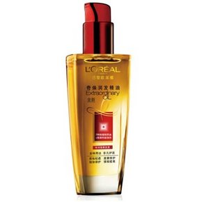 巴黎欧莱雅 奇焕润发精油 受损发质型 100ml 折45元(79，199-100)