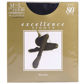 嘉娜宝 KANEBO 美腿连裤袜 80D M-L 49元