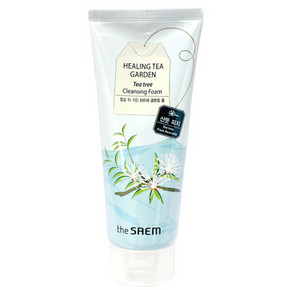 得鲜 The saem 舒缓茶园茶树洁面霜170ml 19.9元
