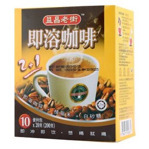 马来西亚进口 益昌老街即溶咖啡200g 折9.9元(19.9，199-100)