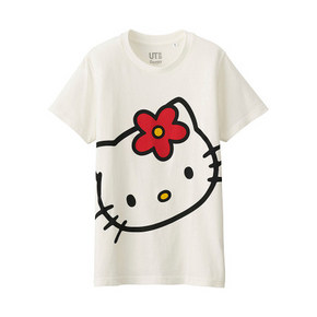 Kitty少女心#  UNIQLO 优衣库 SANRIO印花短袖T恤 59元