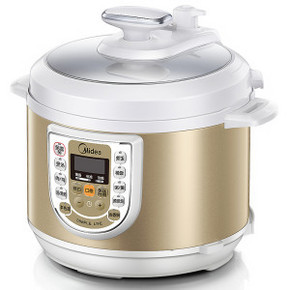 美的 W13PCS503E 智能双胆电压力锅5L+送刀具4件套 159元包邮(259-100券)