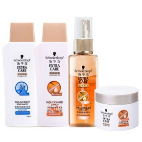 神券好去处# 施华蔻 洗护4件套*3组+洗发水40ml*4瓶 17.6元(246.6-100-129券)