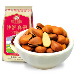 楼兰蜜语 坚果干果零食 东北松子开口红松子 200g 折12.8元(23.9，199-100)