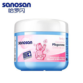 德国原装进口 sanosan 哈罗闪 婴幼儿保湿面霜 150ml 折32.6元(49，买3免1)