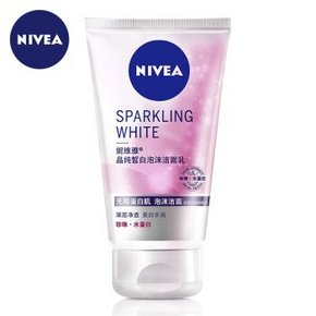 NIVEA 妮维雅 女士晶纯皙白 泡沫洁面乳 100g 9.9元包邮