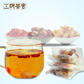 三研茶舍 桂圆红枣枸杞茶 10gX12包X2盒 14.5元包邮(24.5-10券)