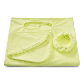 LOVO 可穿式加大加厚浴裙三件套 赠眼罩 29.9元包邮