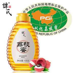 谭氏 纯净天然 荔枝蜜 430g 13.8元包邮(33.8-20券)