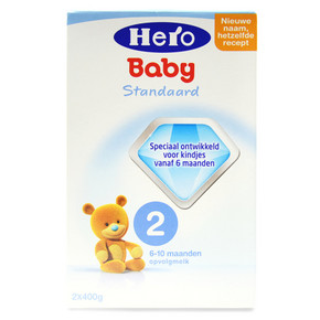 荷兰 天赋力 Herobaby 婴儿配方奶粉 2段 800g 99元包邮