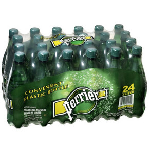 法国进口 perrier 巴黎水 气泡矿泉水 原味 500ml*24瓶 79元(129-50)