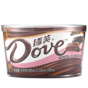 德芙Dove 巧克力什锦碗装 249g 28.9元(可99-30)