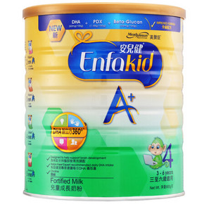 美赞臣 MeadJohnson 港版 婴儿奶粉4段900g  179元