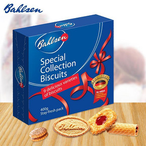 吃货福利# bahlsen/百乐顺 进口集锦礼盒饼干400g 35元包邮(65-30券)