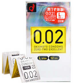 OKAMOTO 冈本 002 安全套 12只装 58元