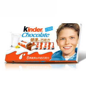 Rocher 费列罗 Kinder 健达 T8牛奶巧克力 100g/盒 7元