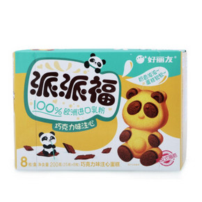 Orion 好丽友 熊猫派派福巧克力味8枚 200g 8元(可99-30)