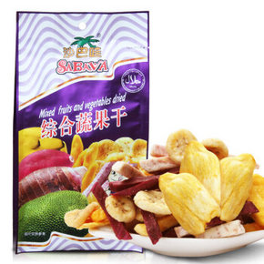 吃货速来# sabava 沙巴哇综合蔬果干 100g 折4.5元(双重优惠)