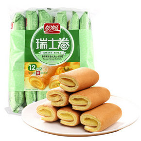 盼盼 瑞士卷 卷式夹心蛋糕 香蕉味  240g*10袋 49元包邮(129-30-50券)