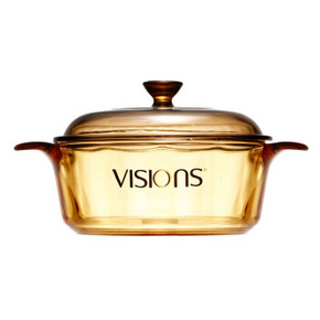 康宁 VISIONS 晶彩透明玻璃汤锅2.25L 259元包邮(299-40)