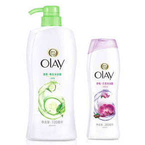 OLAY 玉兰油 水嫩清爽沐浴露720ml+舒缓清爽沐浴露200ml 22.9元