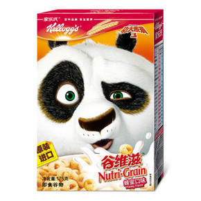 Kellogg’s 家乐氏功夫熊猫版 牛奶麦片谷物 175g  9.9元(可199-100)
