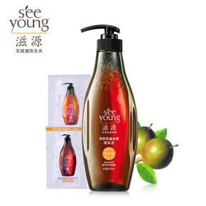 滋源 无硅油茶籽控油去屑洗头水 265ml 29.9元