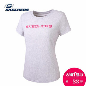 Skechers 斯凯奇女士圆领运动短袖 券后78元包邮