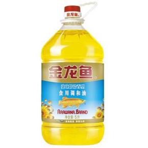 金龙鱼 葵花籽 食用调和油 5L 39.8元