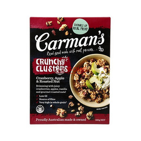 卡曼斯Carman‘s蔓越莓/苹果/烤坚果味松脆麦片 500gx2件 98元包邮